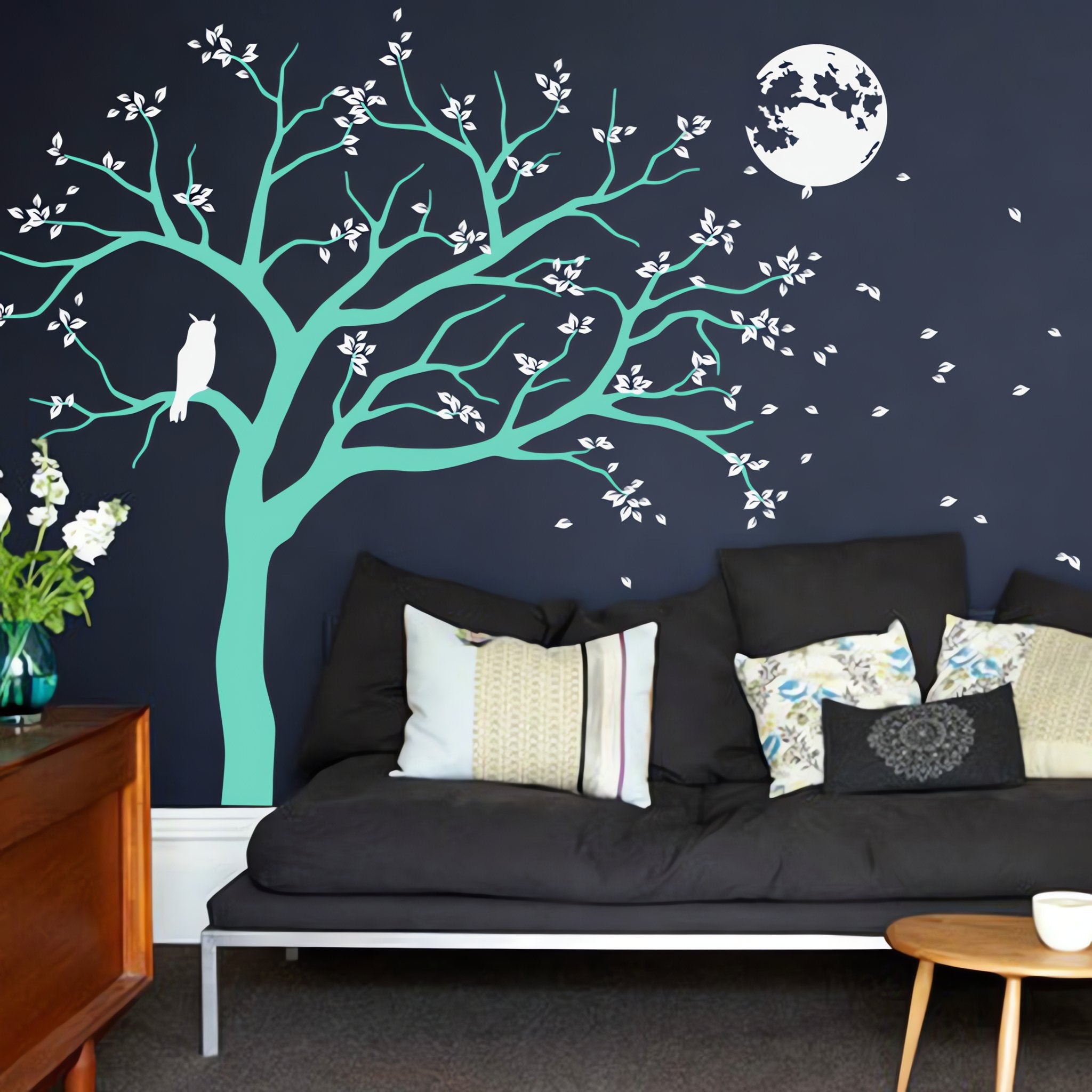 Wall stickers deals for blue wall