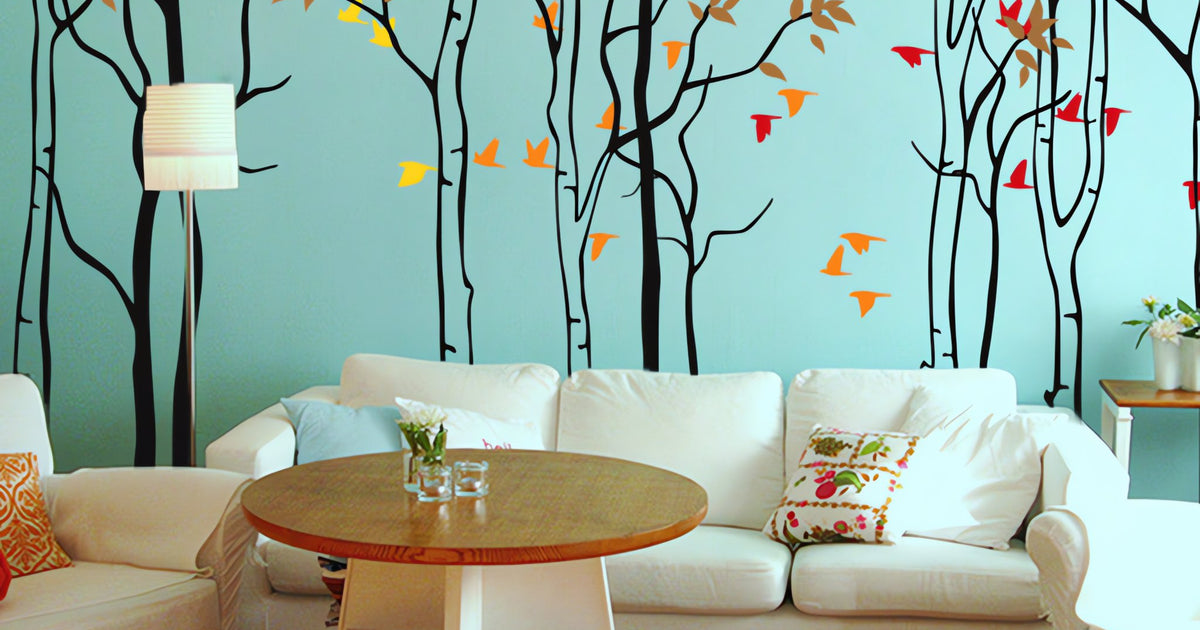 Woodland Silhouette Wall Sticker – Wall Art